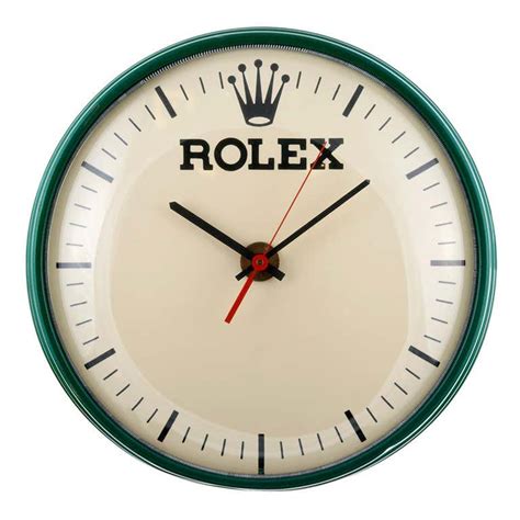 rolex alarm clock|original Rolex wall clock.